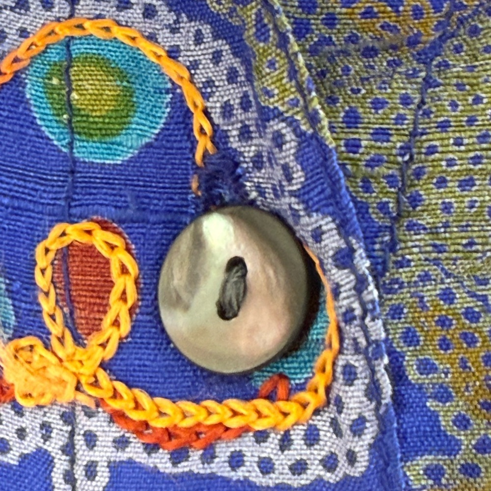 Chico’s Silk/Rayon, Beaded Women's Top - Picture 8 of 11